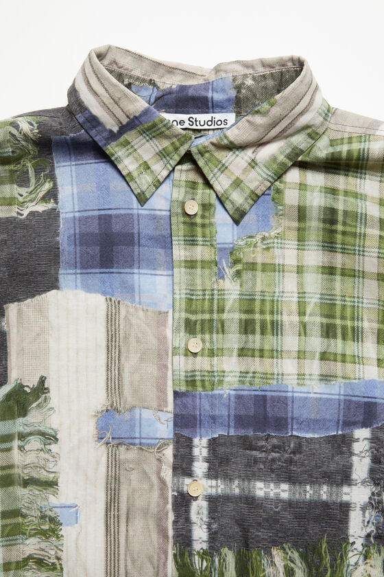 (image for) Comfortable Print button-up shirt